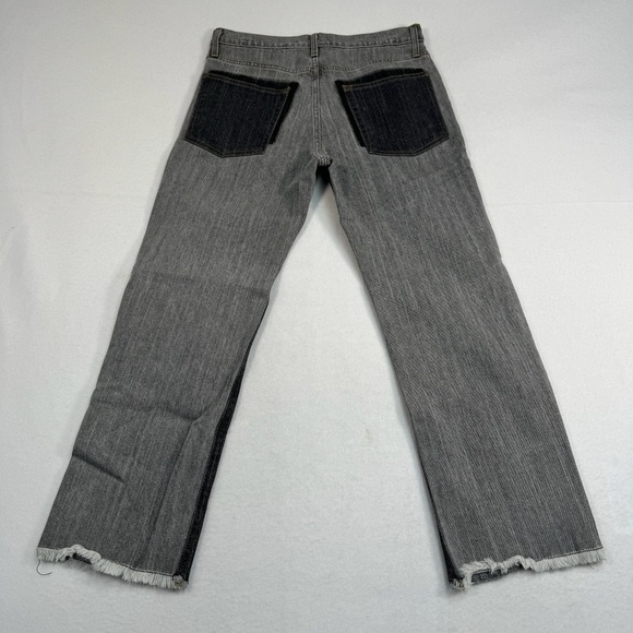 Elizabeth And James Jeans Womens Sz 28 Black Gray Holden Straight Leg High Rise - Picture 4 of 13
